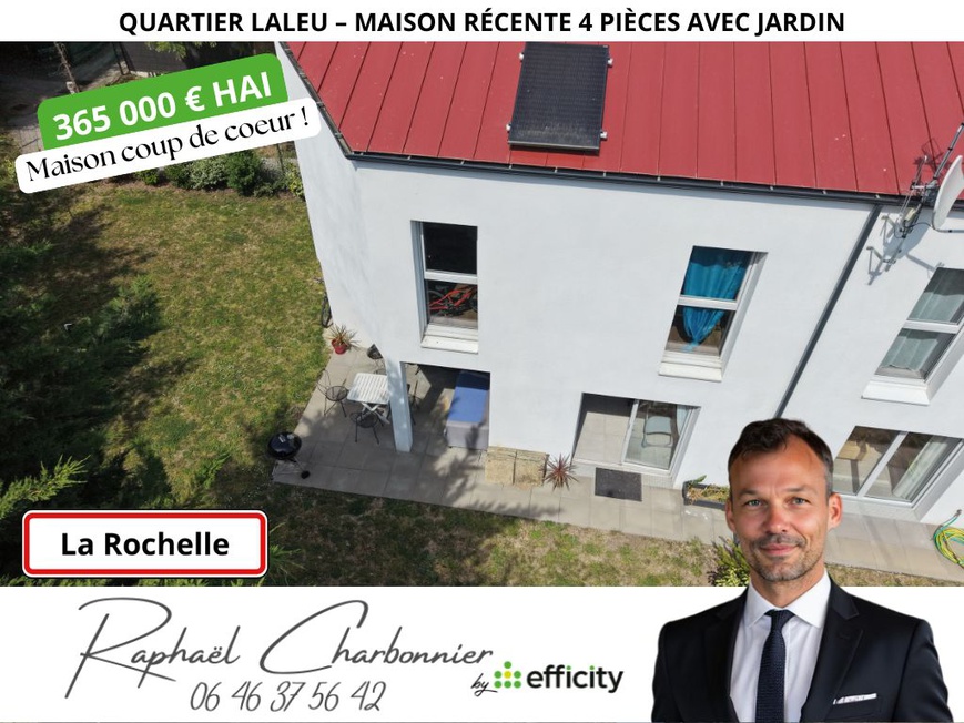 Achat immobilier Maison 4 pièces  84m2 à La Rochelle (17000) - Photo n°1