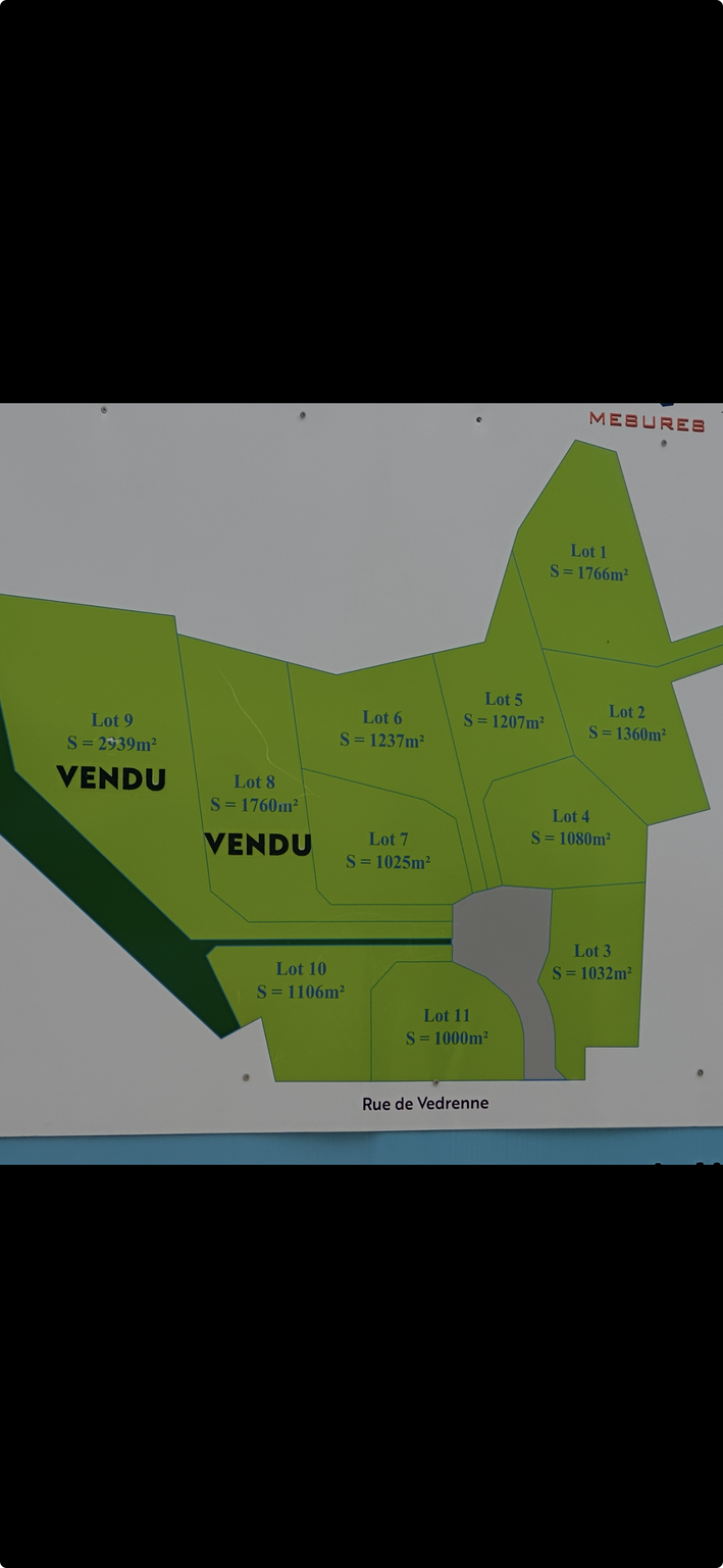 terrain  - 1766,0m2 à Ambazac (87240)