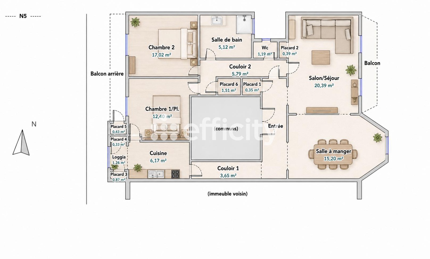 Achat immobilier Appartement 4 pièces  100m2 à Marseille (13008) - Photo n°10