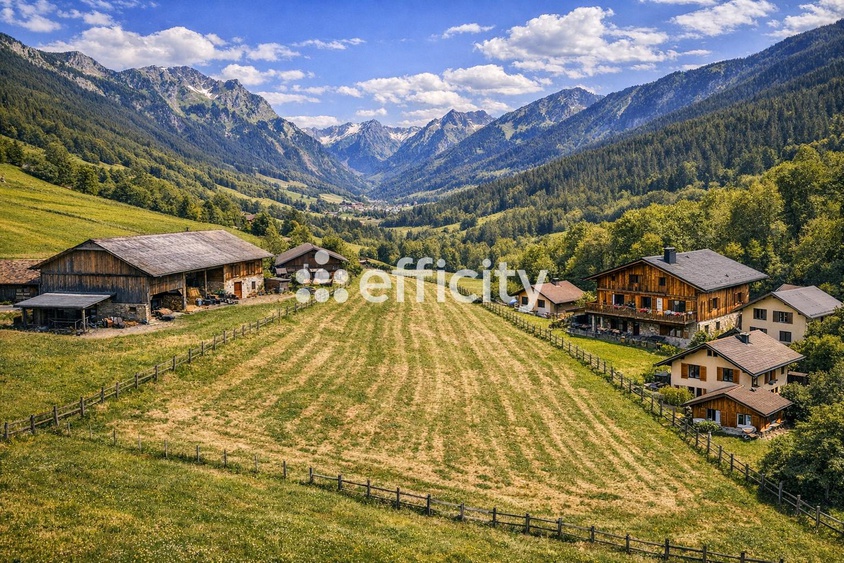 terrain  - 1418m2 à Mégevette (74490)