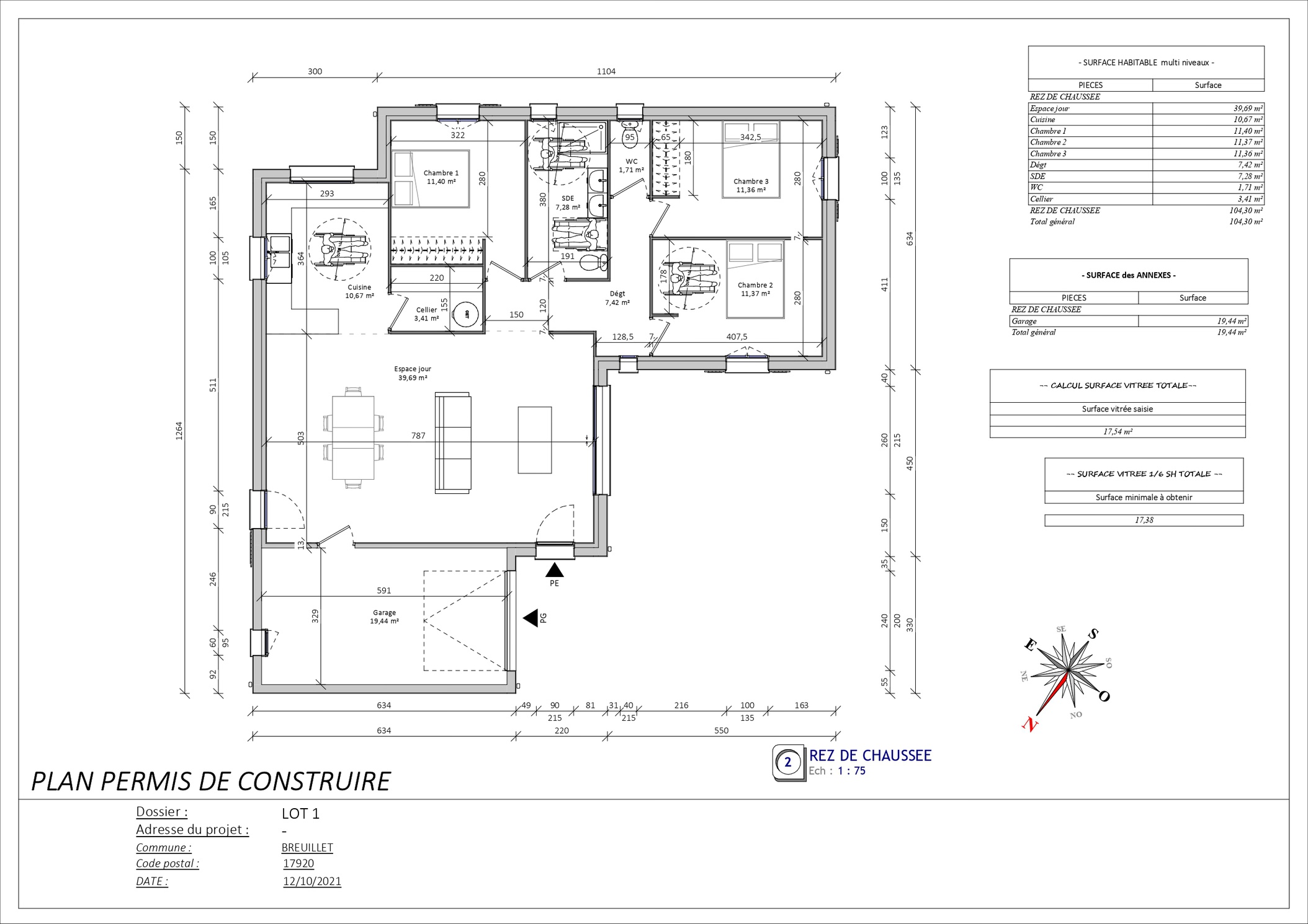 Achat immobilier Maison 4 pièces  104m2 à Breuillet (17920) - Photo n°11