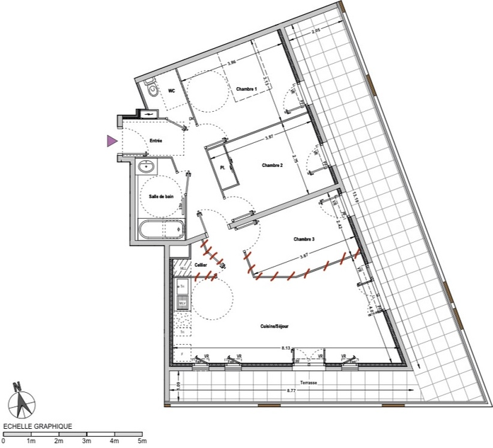 Achat immobilier Appartement 3 pièces  75m2 à Marseille (13015) - Photo n°15