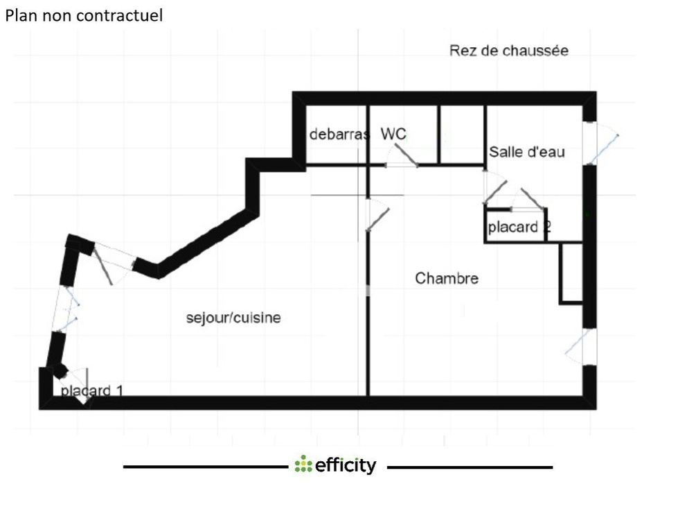 Achat immobilier Appartement 2 pièces  33m2 à Villette-d'Anthon (38280) - Photo n°7