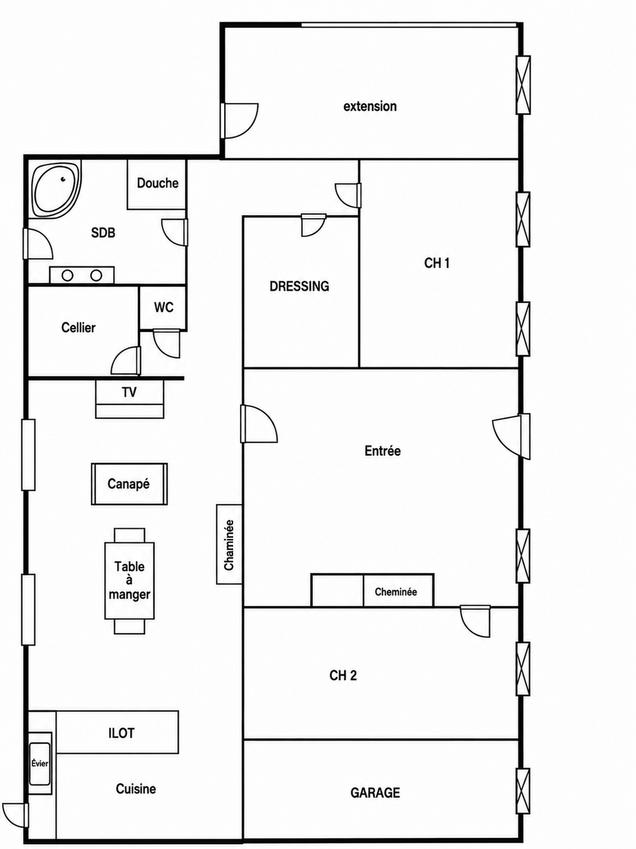Achat immobilier Maison 6 pièces  227m2 à Saint-Vaize (17100) - Photo n°19