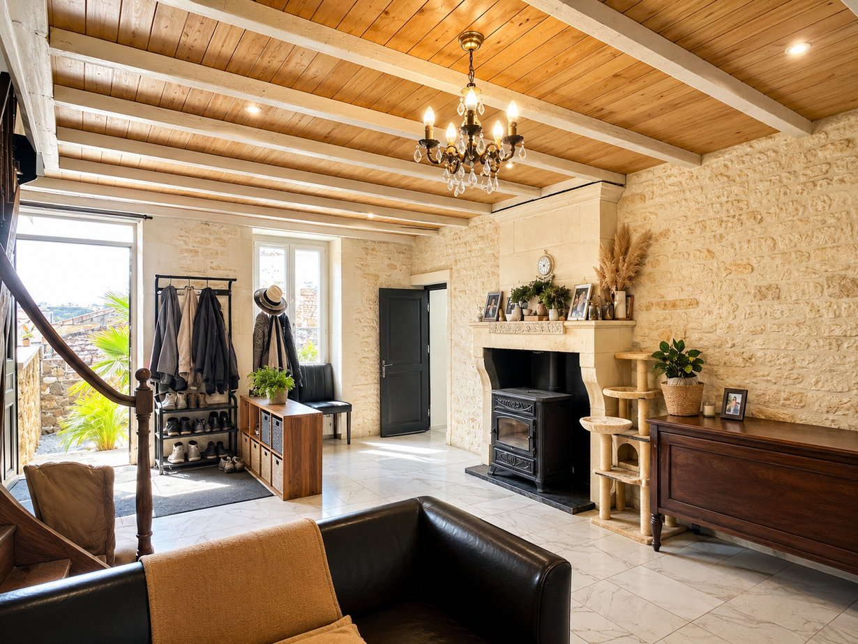 Achat immobilier Maison 6 pièces  227m2 à Saint-Vaize (17100) - Photo n°4