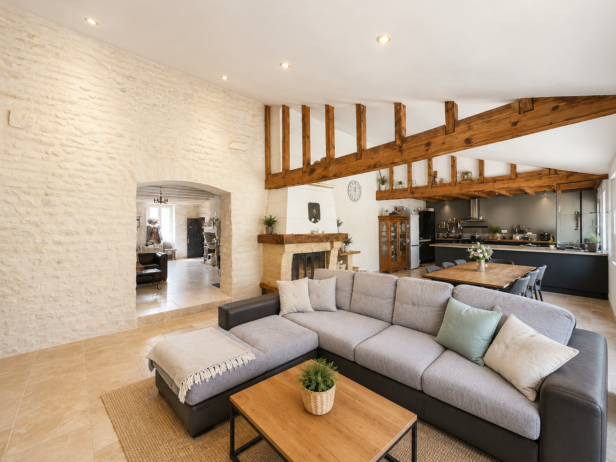 Achat immobilier Maison 6 pièces  227m2 à Saint-Vaize (17100) - Photo n°5
