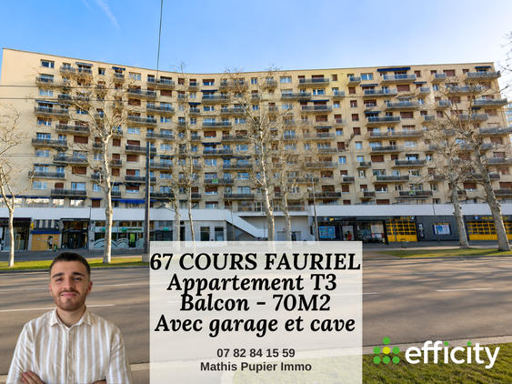 appartement 3 pièces - 70m2 à Saint-Étienne (42000)