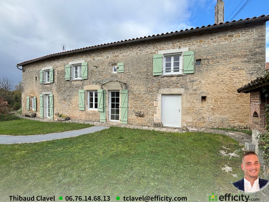 maison 6 pièces - 185m2 à La Magdeleine (16240)
