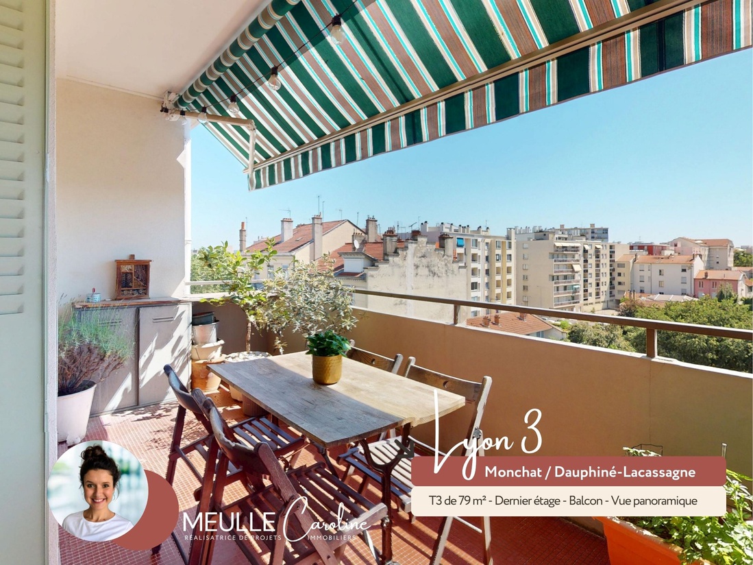 appartement 3 pièces - 79,36m2 à Lyon (69003)