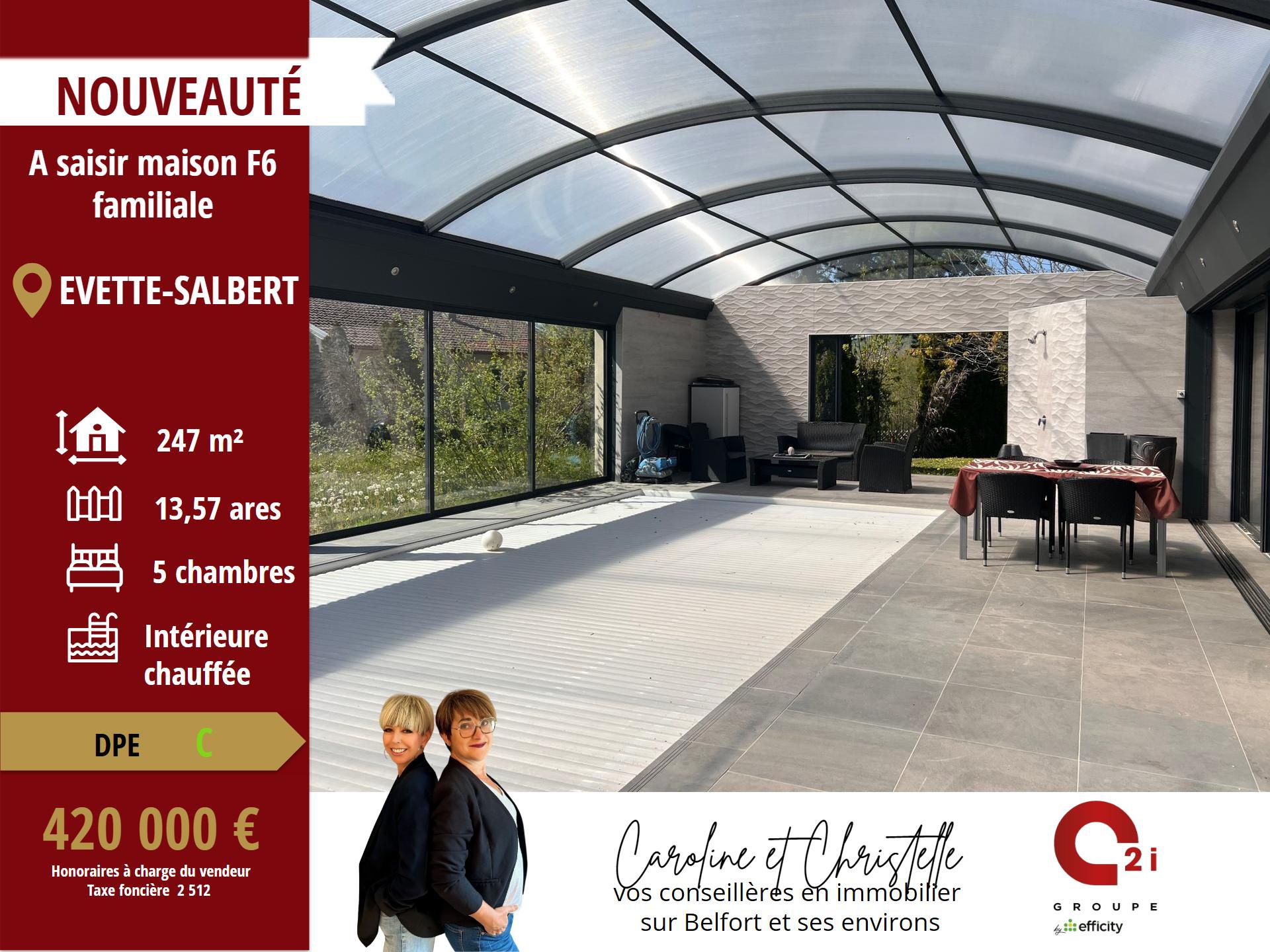 Maison 7 pièces 247 m² · à Évette-Salbert · 247 m² · 420 000 €