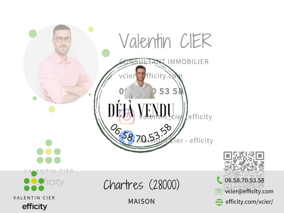 maison 4 pièces - 89m2 à Chartres (28000)