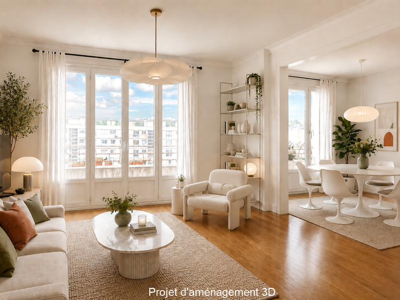 appartement 4 pièces - 85,0m2 à Boulogne-Billancourt (92100)