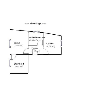 appartement 2 pièces - 37,0m2 à Saint-Ouen-sur-Seine (93400)