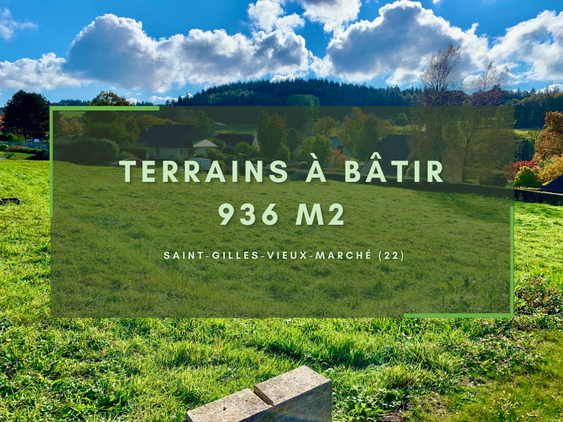 terrain  - 936m2 à Saint-Gilles-Vieux-Marché (22530)