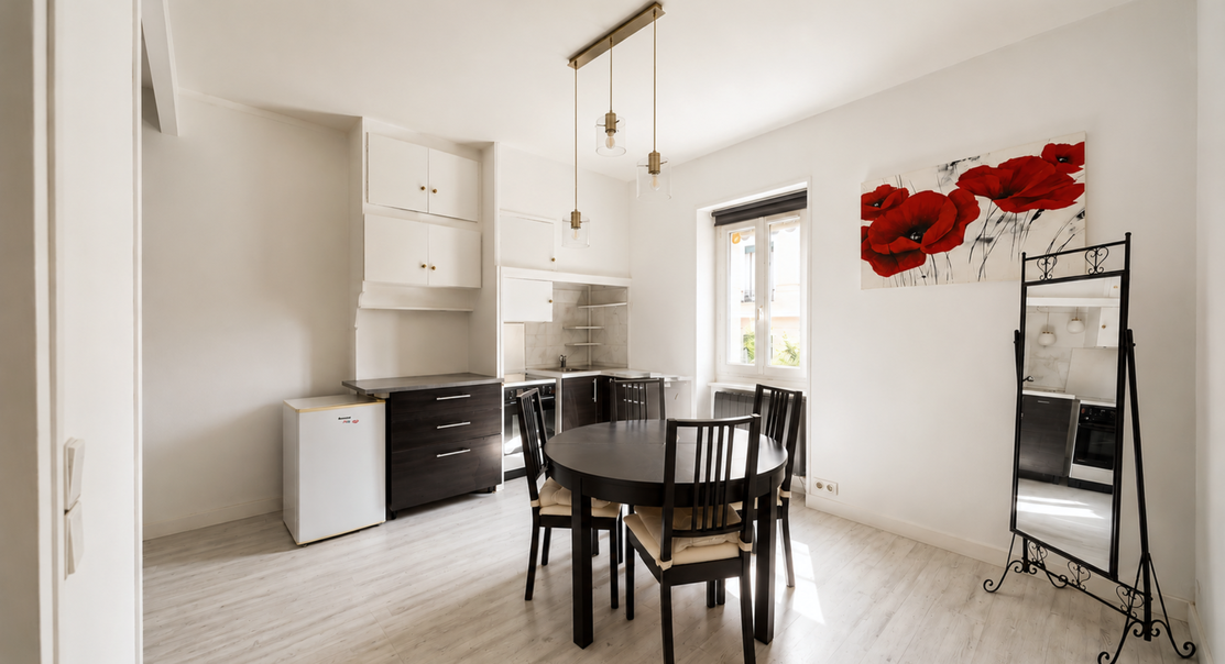 appartement 1 pièces - 27m2 à Villeurbanne (69100)
