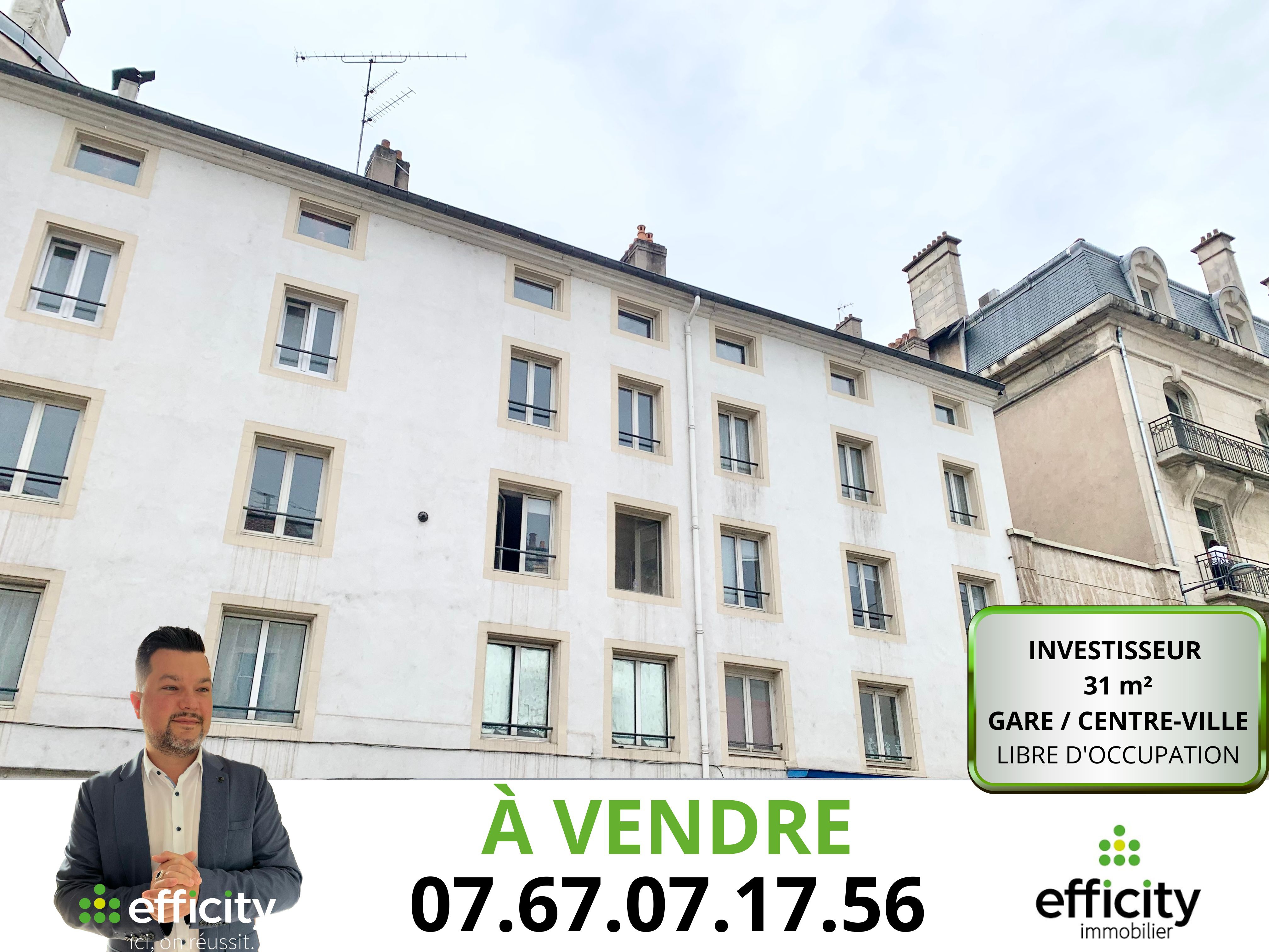 Appartement 2 pièces 31 m² · à Nancy · 31 m² · 79 000 €