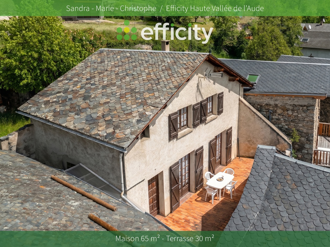 maison 3 pièces - 65m2 à Mijanès (09460)