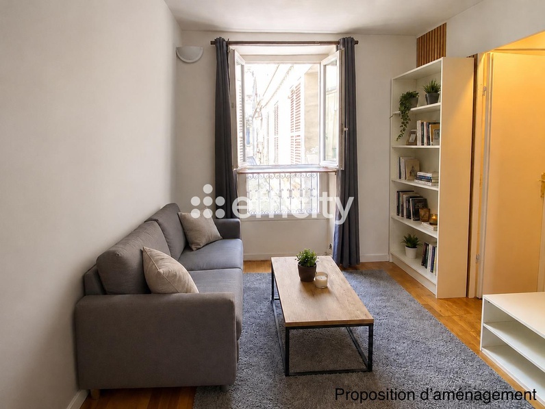 appartement 1 pièces - 18,0m2 à Paris (75009)