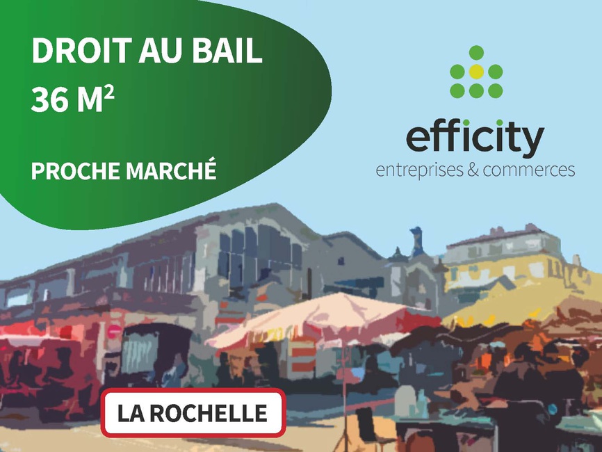 fonds de commerce  - 36m2 à La Rochelle (17000)