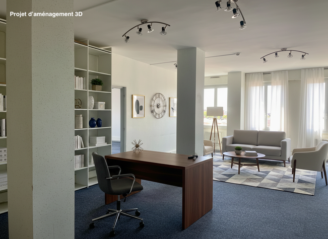 bureau 1 pièces - 46m2 à Toulouse (31000)