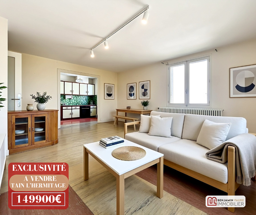 appartement 4 pièces - 96m2 à Tain-l'Hermitage (26600)