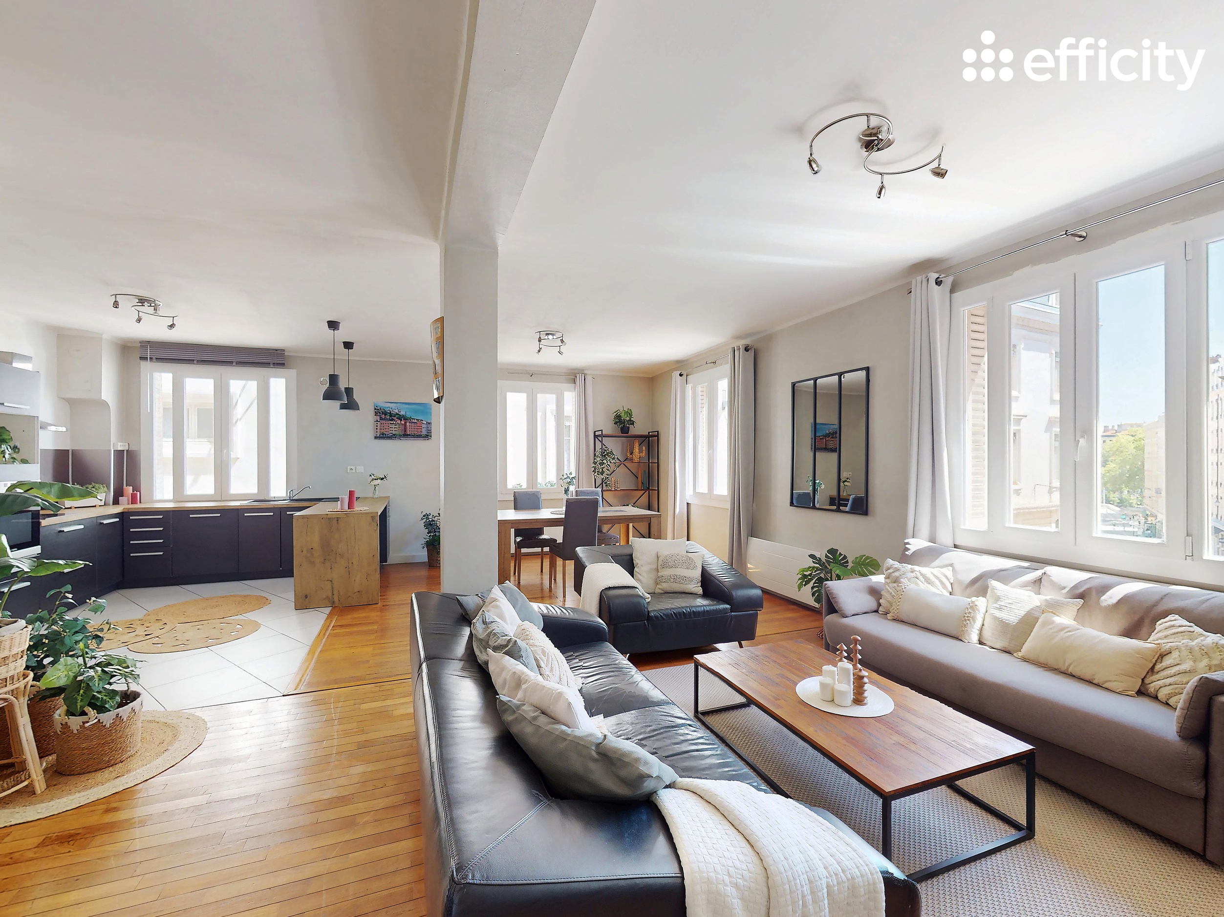 appartement 2 pièces - 61m2 à Lyon (69005)