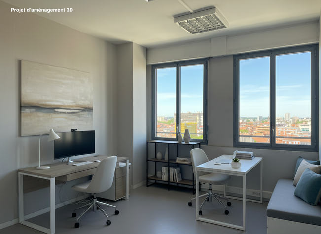 bureau 6 pièces - 97m2 à Toulouse (31000)