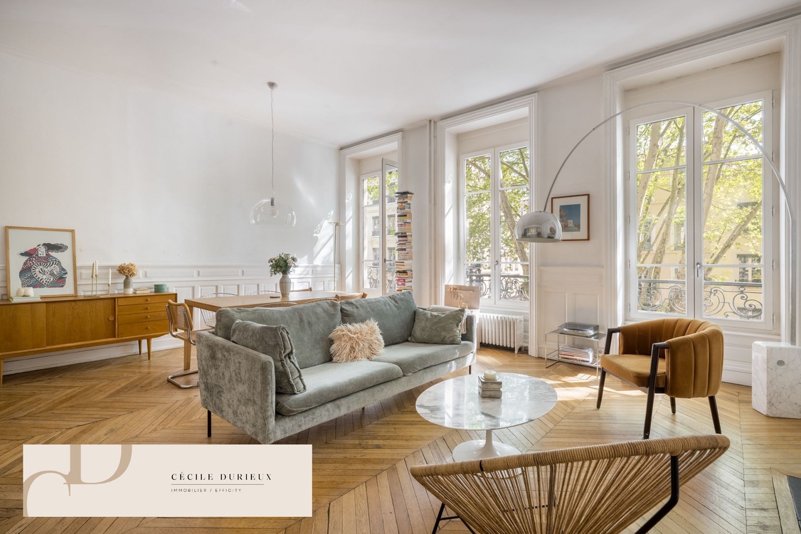appartement 4 pièces - 109m2 à Lyon (69003)