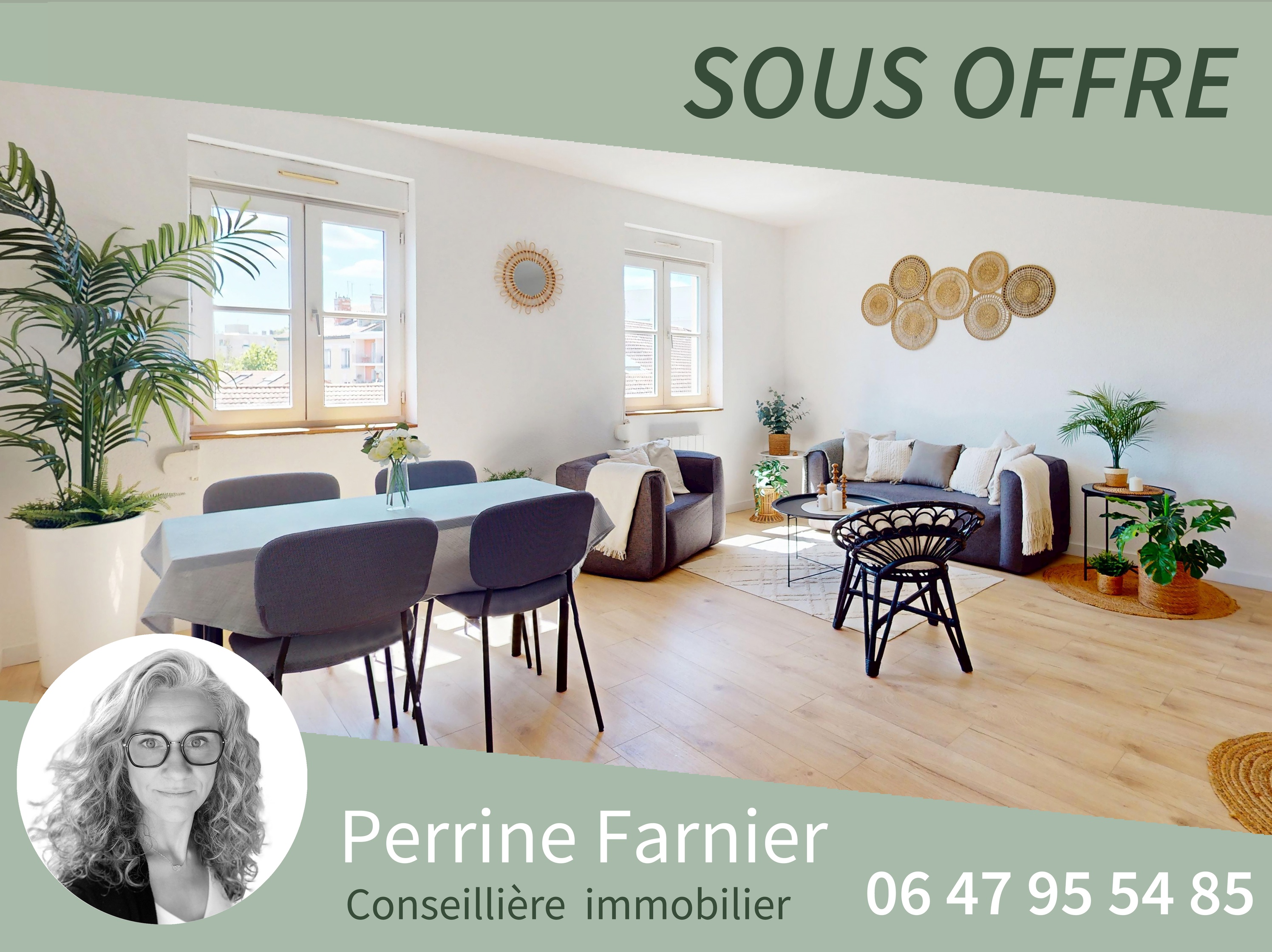 appartement 2 pièces - 39m2 à Villeurbanne (69100)