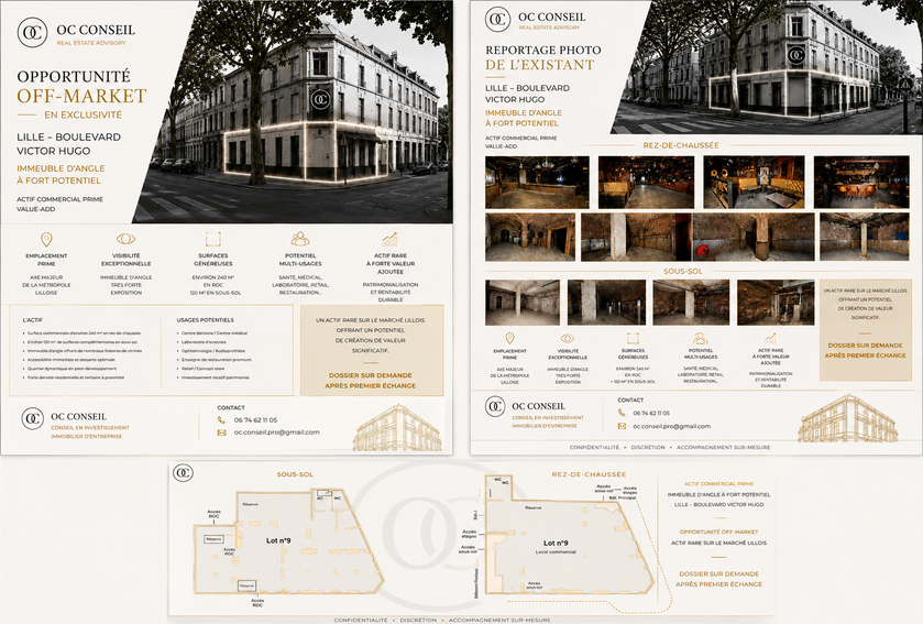local-commercial  - 475m2 à Lille (59000)