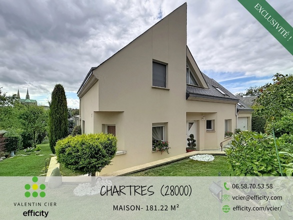 maison 6 pièces - 181m2 à Chartres (28000)