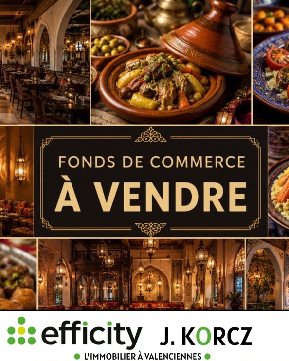 fonds de commerce  - 100m2 à Valenciennes (59300)