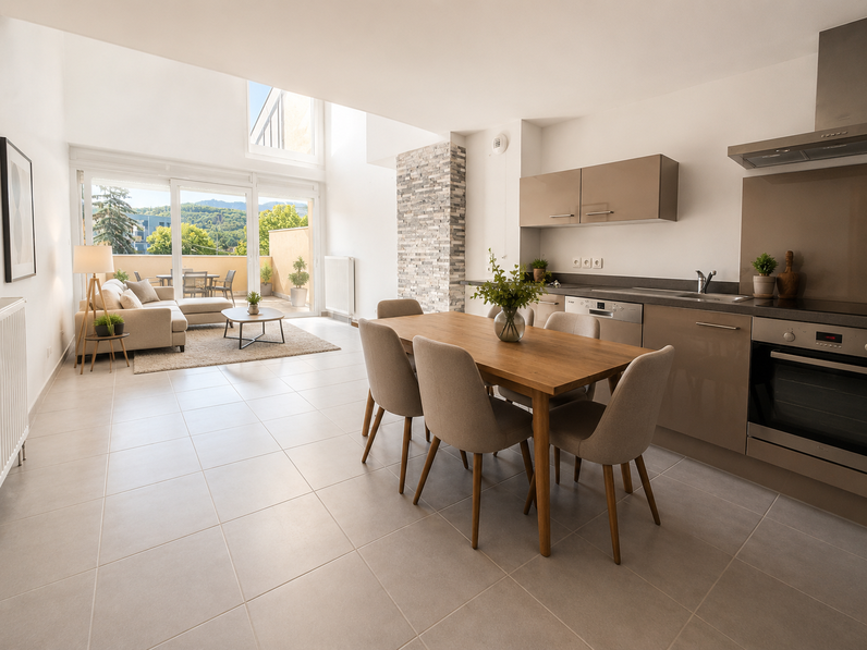 appartement 2 pièces - 65m2 à Thonon-les-Bains (74200)