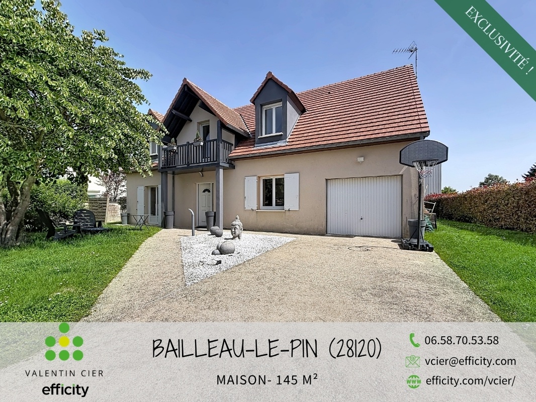 Maison 6 pièces 143 m² · à Bailleau-le-Pin · 143 m² · 275 000 €