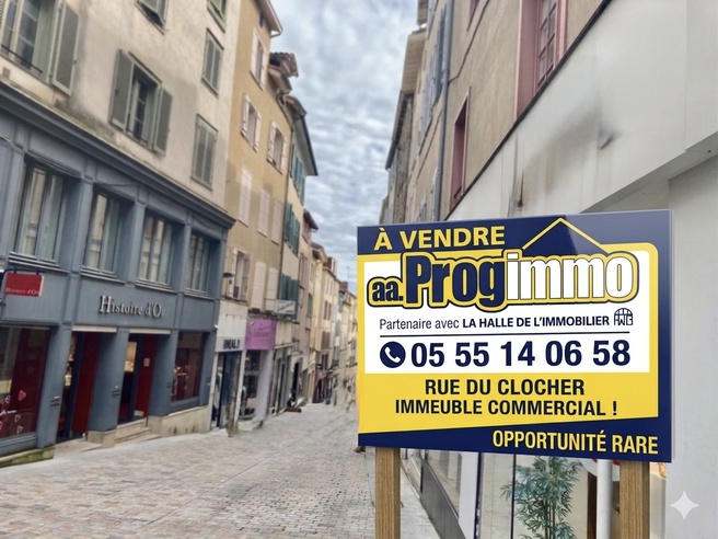 local commercial 4 pièces - 120m2 à Limoges (87000)