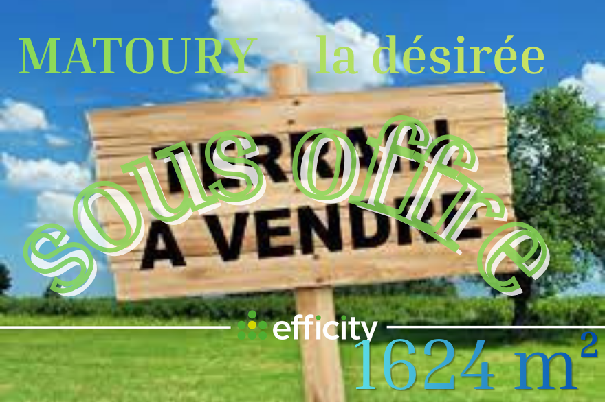 Terrain 1624 m² · à Matoury · 1 624 m² · 93 500 €