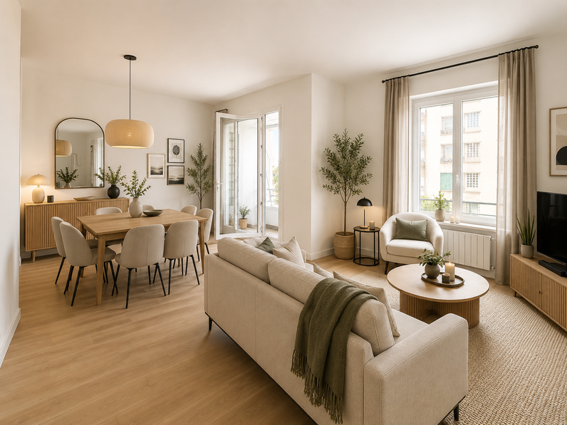 appartement 3 pièces - 92,02m2 à Marseille (13002)