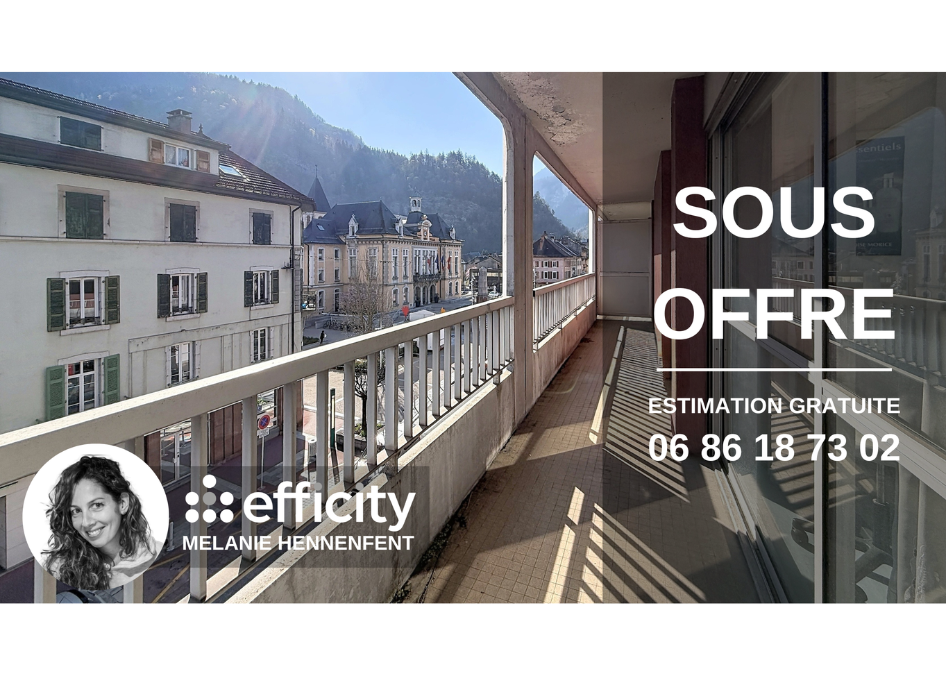 appartement 3 pièces - 63m2 à Cluses (74300)