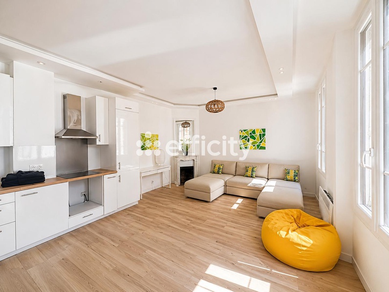 appartement 2 pièces - 46,0m2 à Paris (75016)