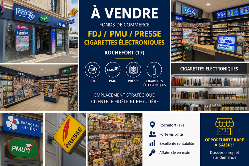 fonds-de-commerce  - 54,0m2 à Rochefort (17300)