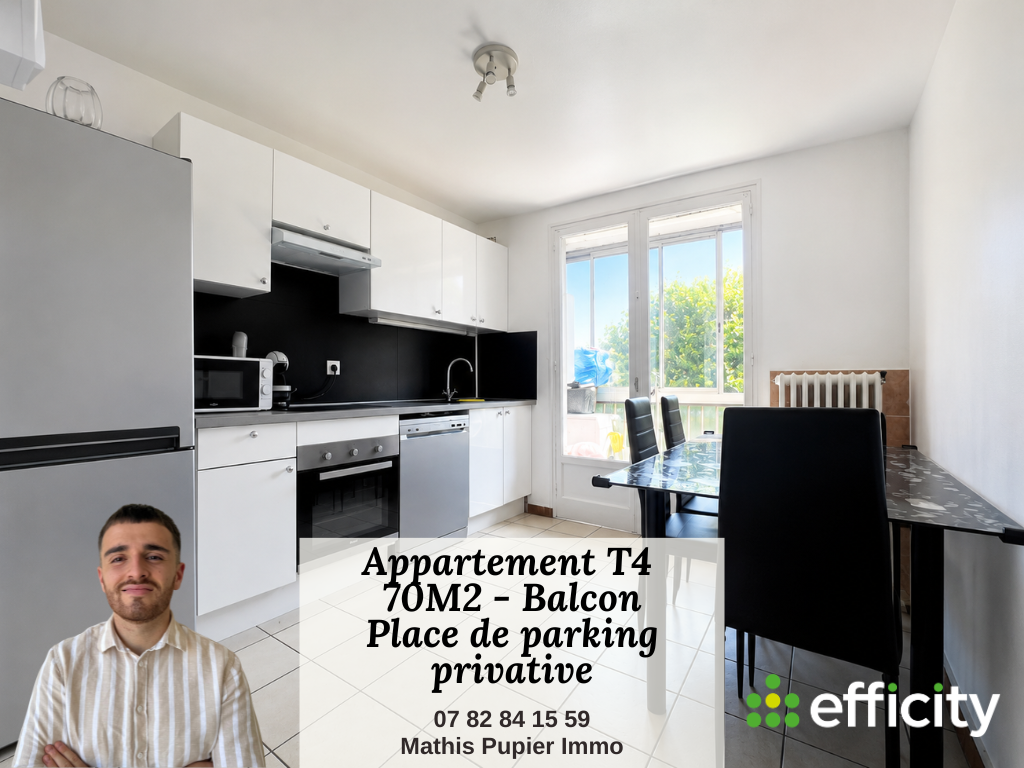 Appartement 4 pièces 66 m² · à Le Chambon-Feugerolles · 66 m² · 59 000 €