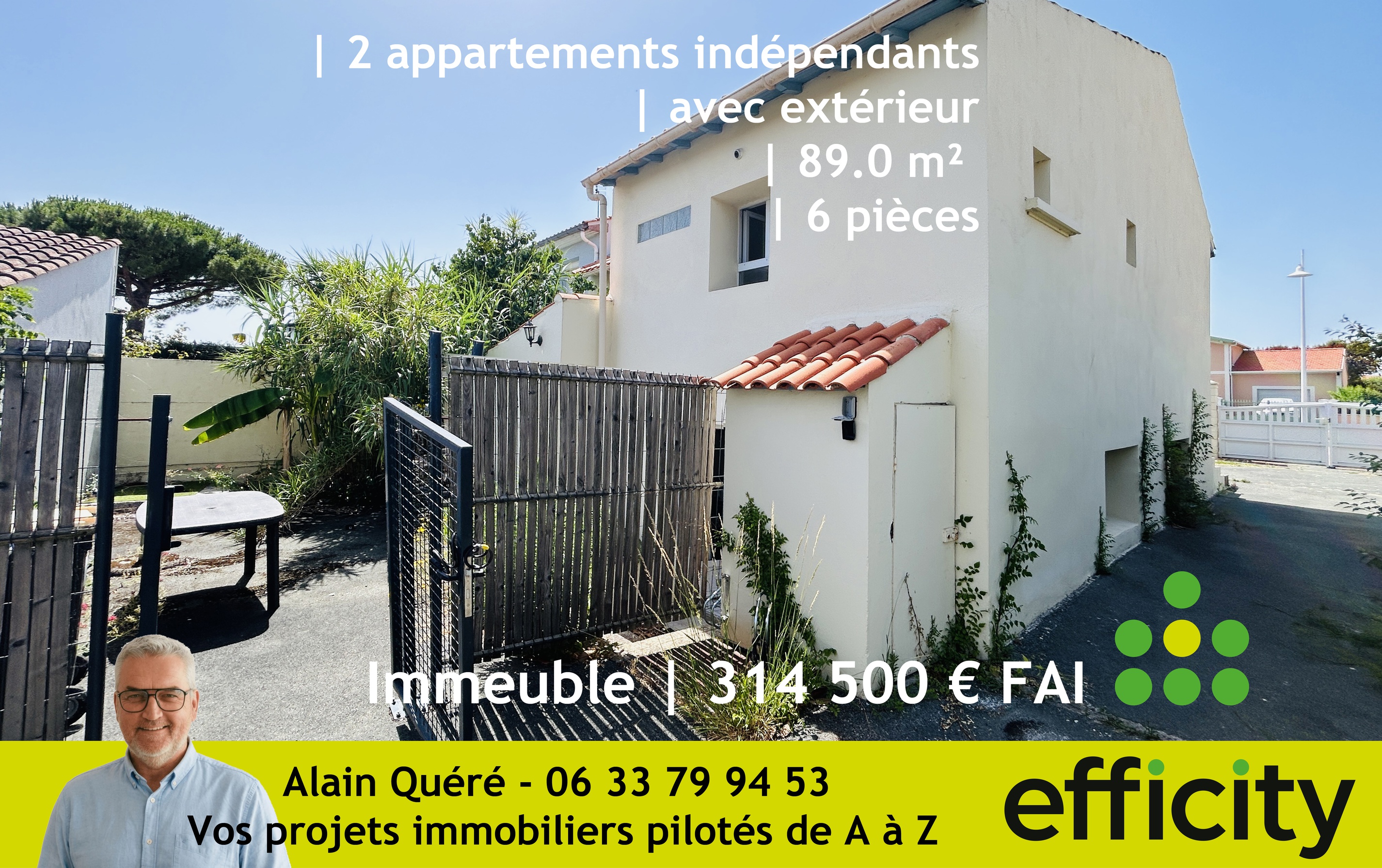 immeuble 6 pièces - 89m2 à Châtelaillon-Plage (17340)