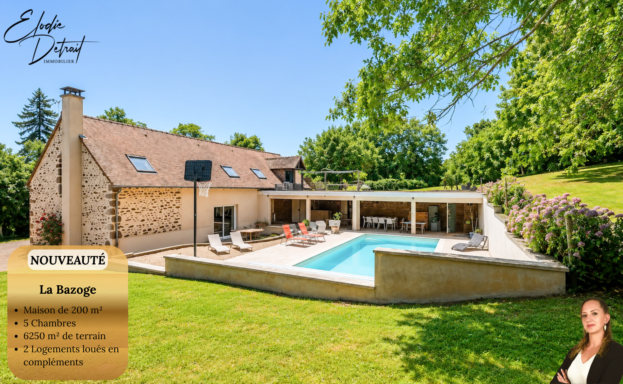 Maison 8 pièces 200 m² · à La Bazoge · 200 m² · 479 000 €