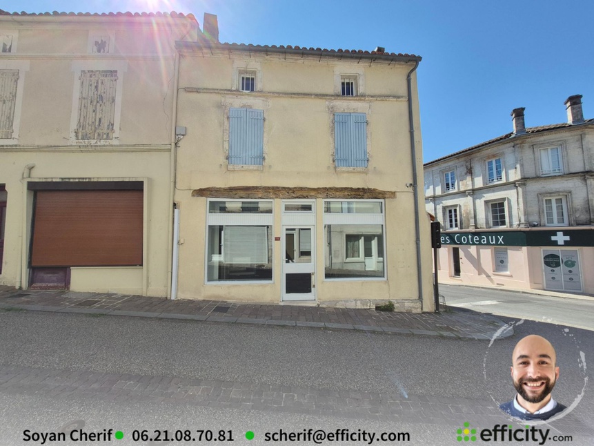 immeuble  - 110m2 à Coteaux-du-Blanzacais (16250)