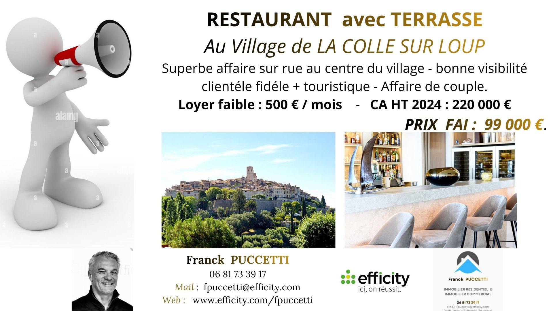 Fonds De Commerce - 90 m² · à La Colle-sur-Loup · 90 m² · 99 000 €