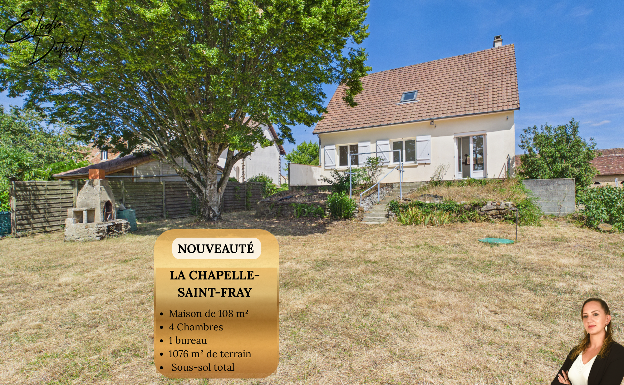 Maison 7 pièces 110 m² · à La Chapelle-Saint-Fray · 110 m² · 179 900 €