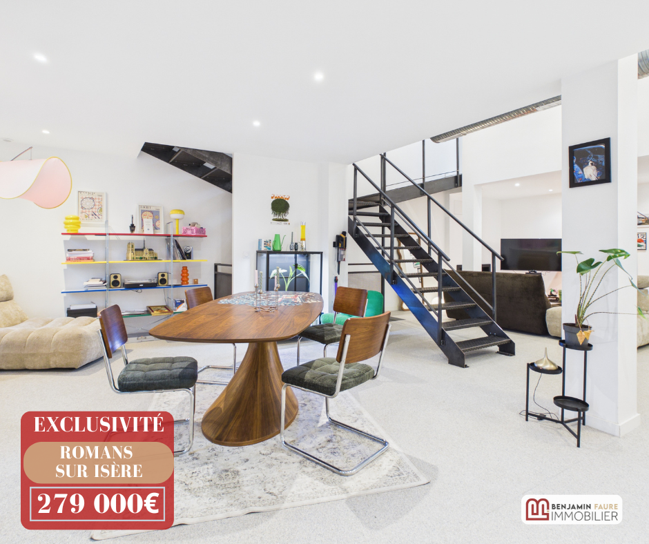 Appartement 4 pièces 182 m² · à Romans-sur-Isère · 182 m² · 279 000 €