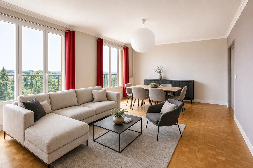 appartement 3 pièces - 92m2 à Deuil-la-Barre (95170)
