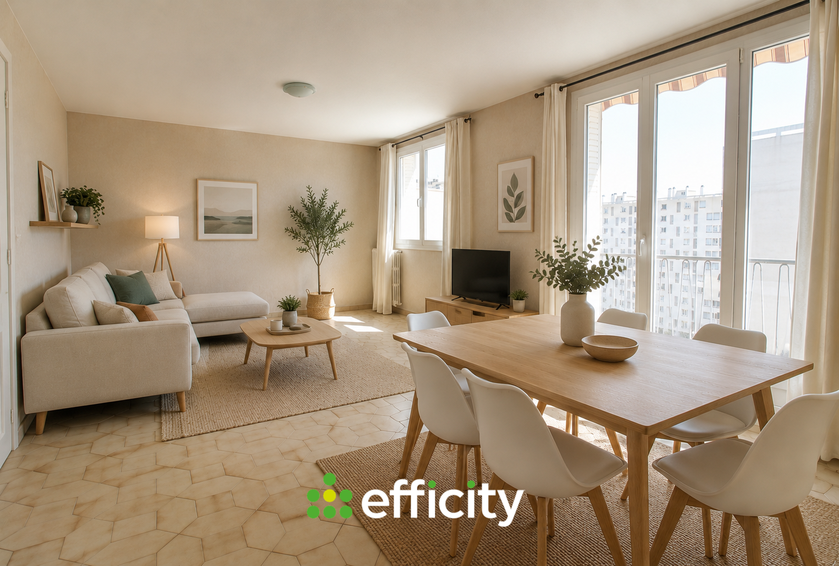 appartement 3 pièces - 64m2 à Villeurbanne (69100)