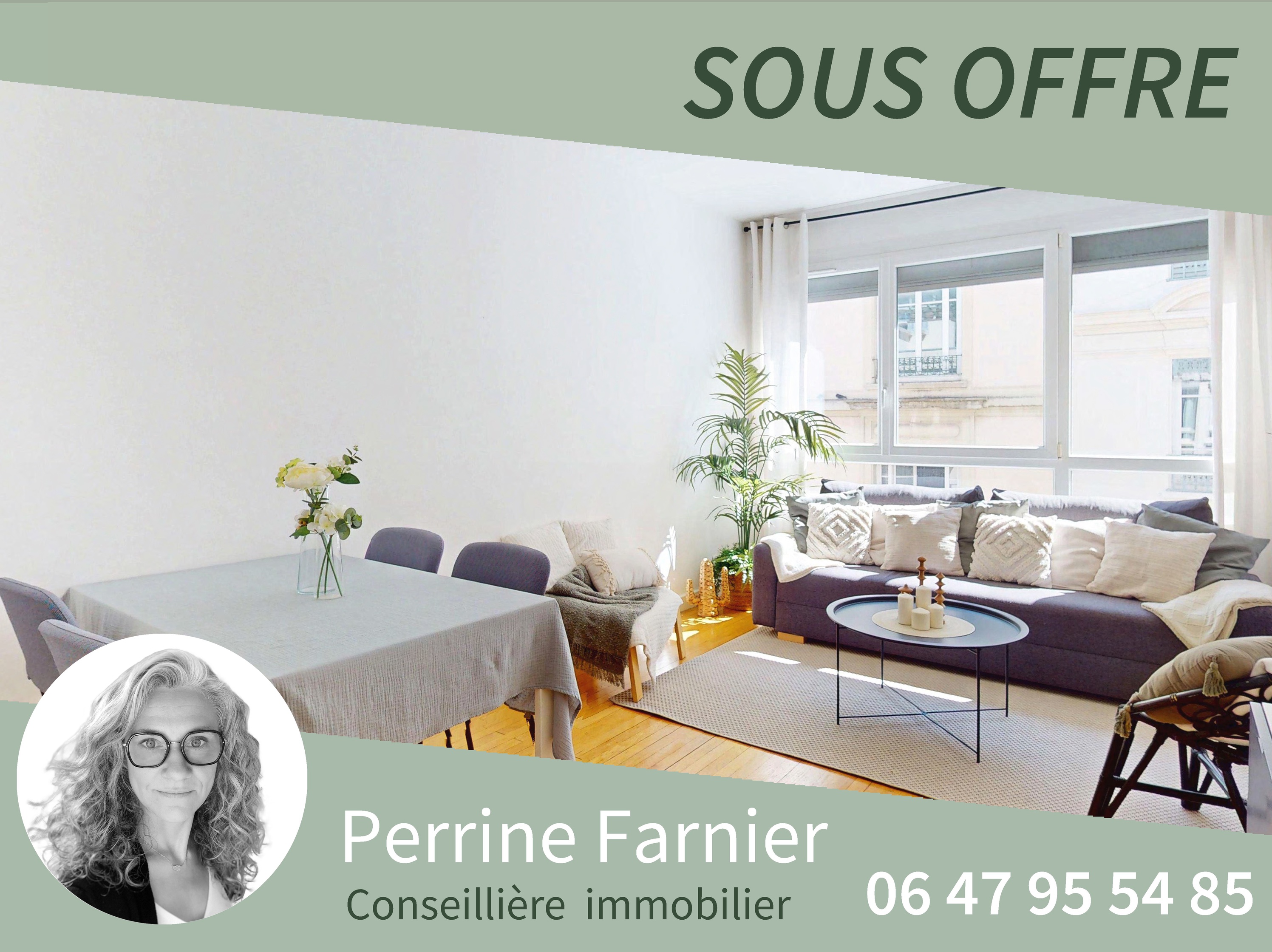 appartement 2 pièces - 53m2 à Lyon (69006)